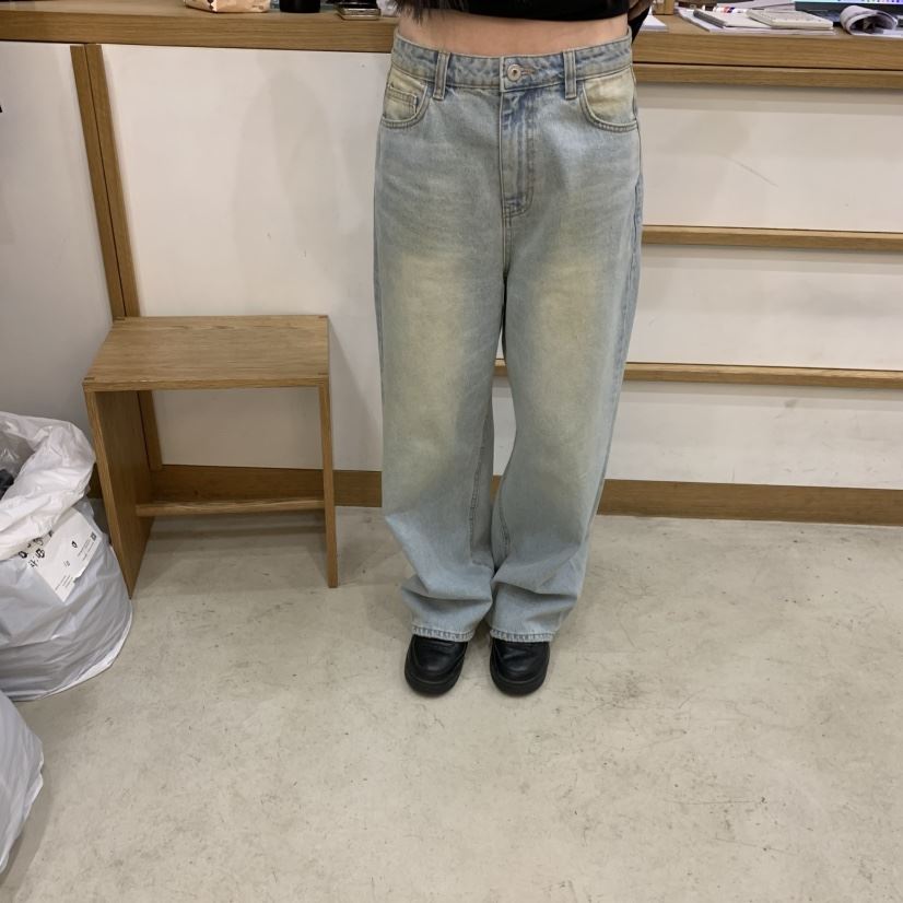 ARCHITEKT韓國代購女裝新款人氣26春夏時尚休閑職業牛仔褲ARCHITEKT牛仔褲