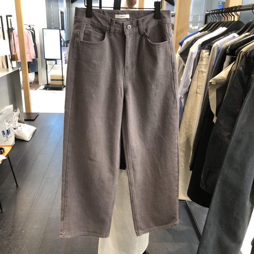 OBJECT韓國直郵實拍女裝新款推薦職業人氣休閑26春夏牛仔褲OBJECT牛仔褲