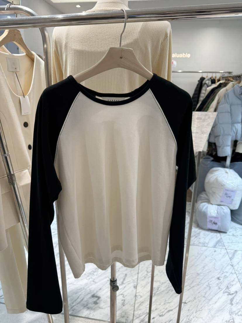 FF/SUNDAY韓國東大門直郵女士新品人氣熱賣推薦26春夏長袖T恤FF/SUNDAY長袖T恤