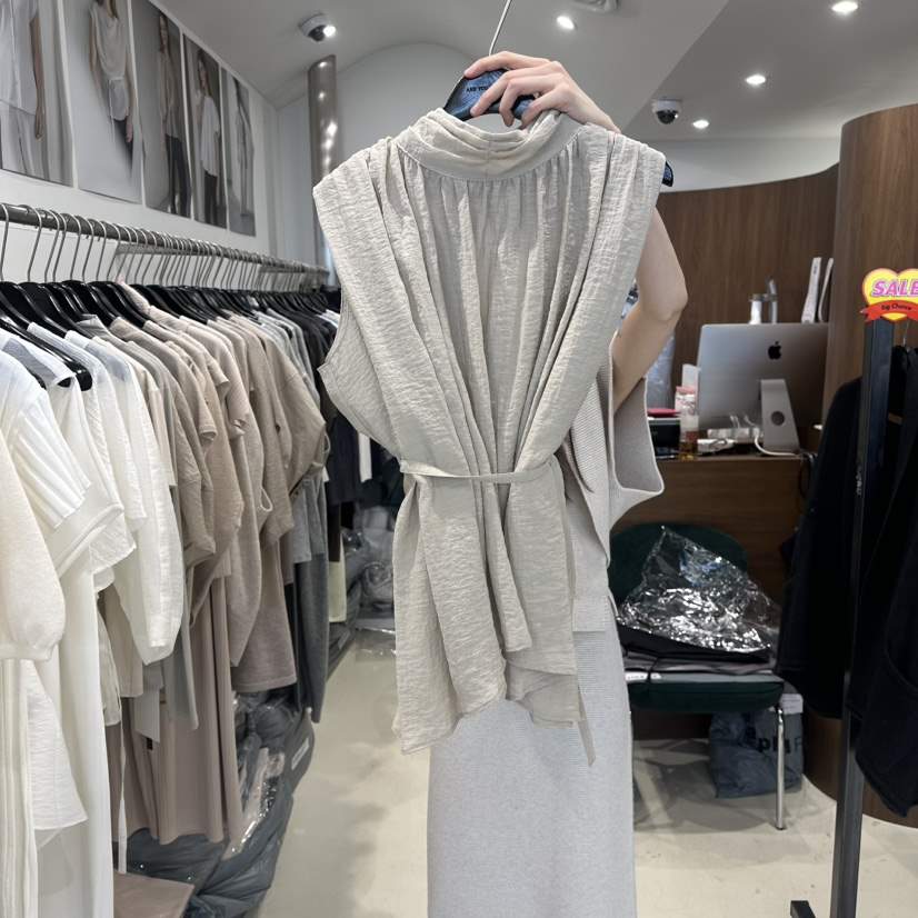 LE EDITION/LEBOENE韓國直郵女裝新款推薦吊帶背心含腰繩LE EDITION/LEBOENE吊帶/背心