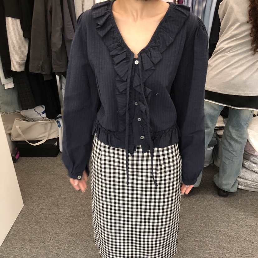 SALONDEMAG韓國直郵女裝新款職業熱賣推薦時尚襯衫蕾絲衫SALONDEMAG襯衫/蕾絲衫