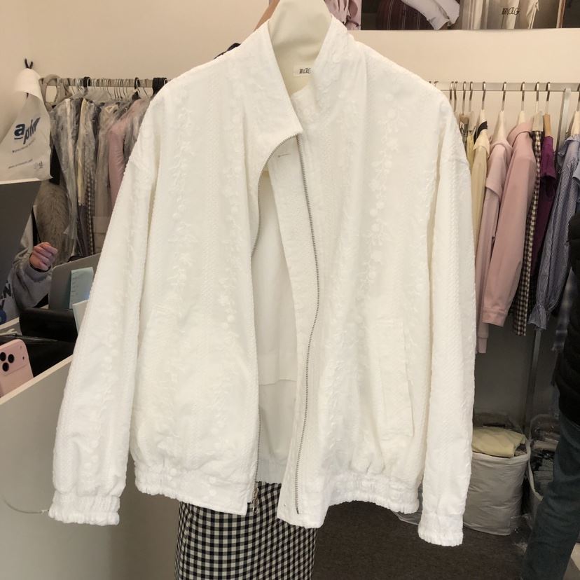 SALONDEMAG韓國東大門代購女士新款熱賣夾克刺繡兩面雙面SALONDEMAG夾克