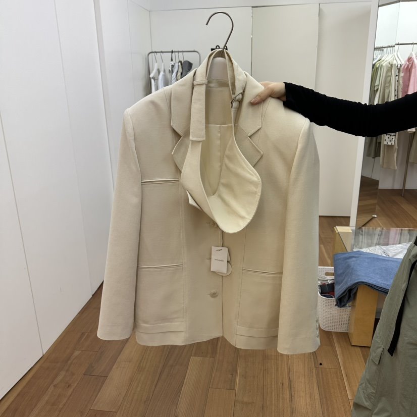 MYNAMEIS/AIME HOPE MAKE韓國東大門直郵女裝新品推薦夾克含腰帶MYNAMEIS/AIME HOPE MAKE夾克