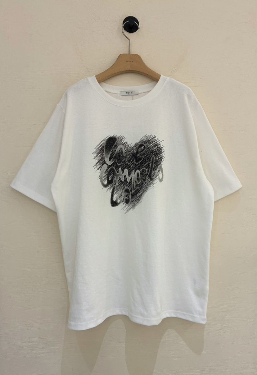 MUSE-P韓國東大門直郵女裝新款時尚休閑人氣職業26春夏T恤MUSE-PT恤