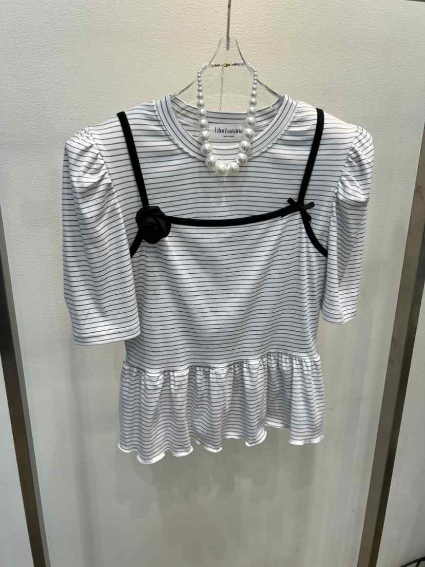 BLUE BANANA韓國東大門直郵女裝新品時尚休閑人氣26春夏T恤BLUE BANANAT恤