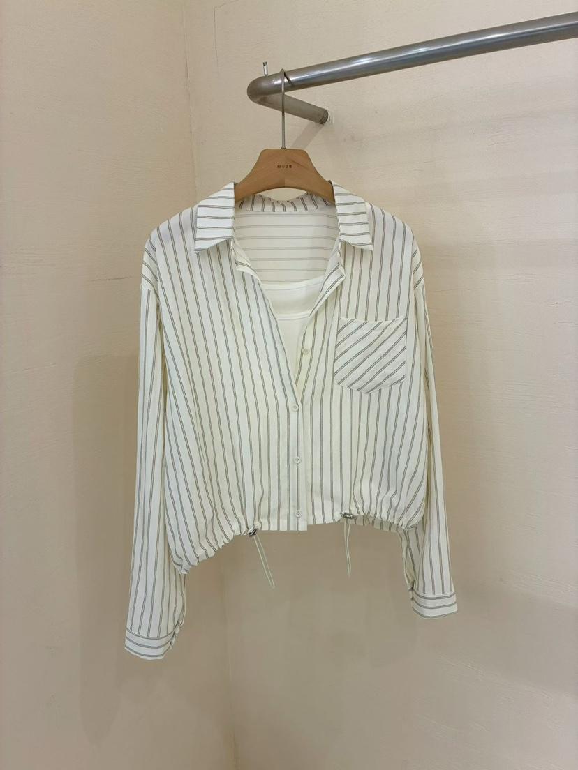 MUSE-P韓國代購女士新款職業人氣休閑襯衫蕾絲衫不含內搭MUSE-P襯衫/蕾絲衫