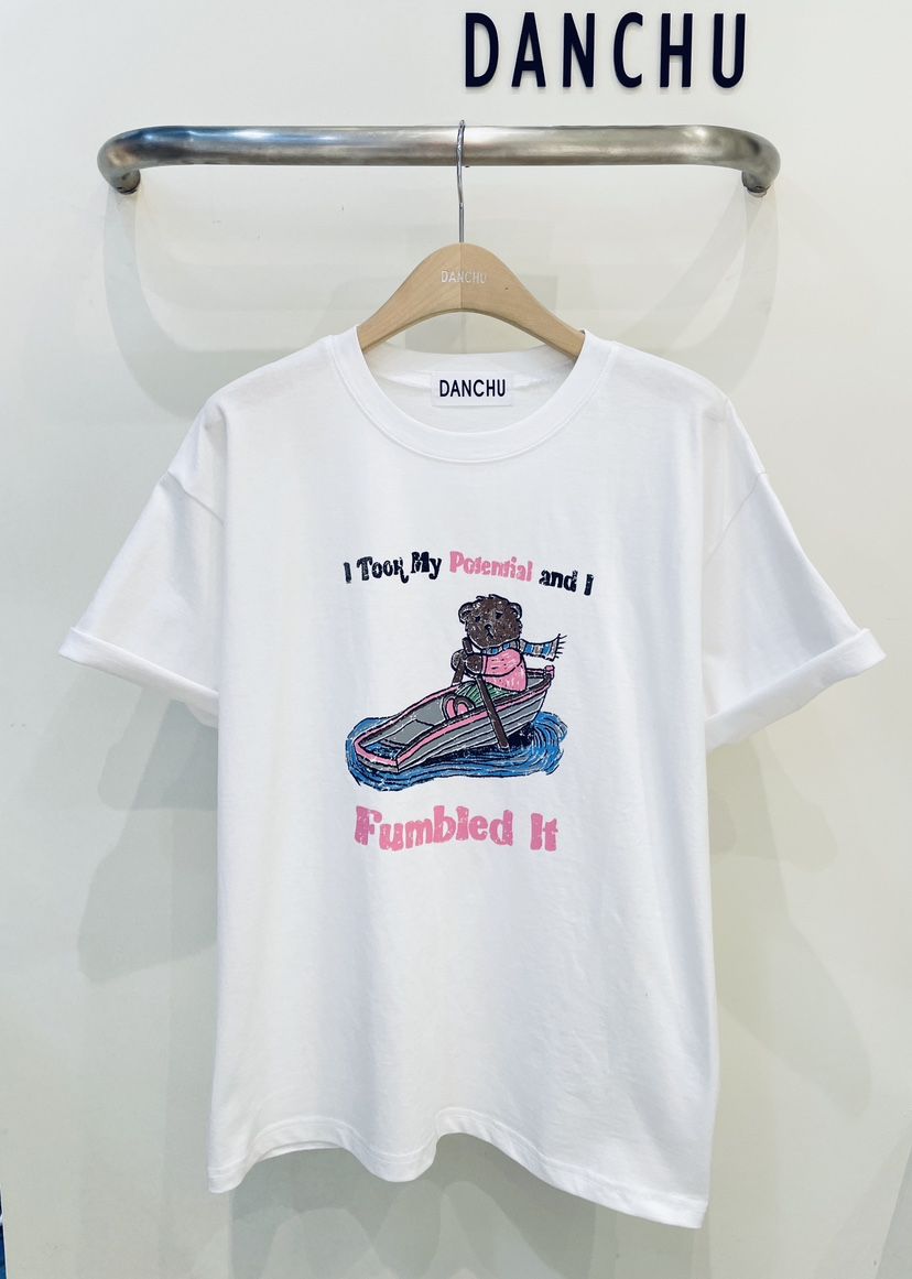 DANCHU韓國直郵實拍女士新品休閑時尚熱賣職業26春夏人氣T恤DANCHUT恤