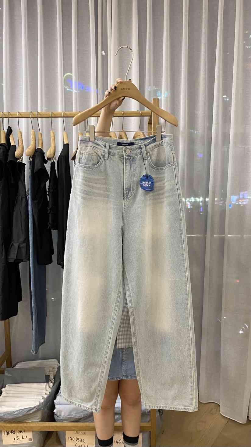 OVER RICH韓國東大門直郵女士新品熱賣職業26春夏牛仔褲OVER RICH牛仔褲