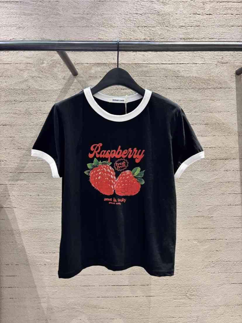 SUGAR CASE韓國東大門直郵女裝新款時尚熱賣26春夏職業T恤SUGAR CASET恤