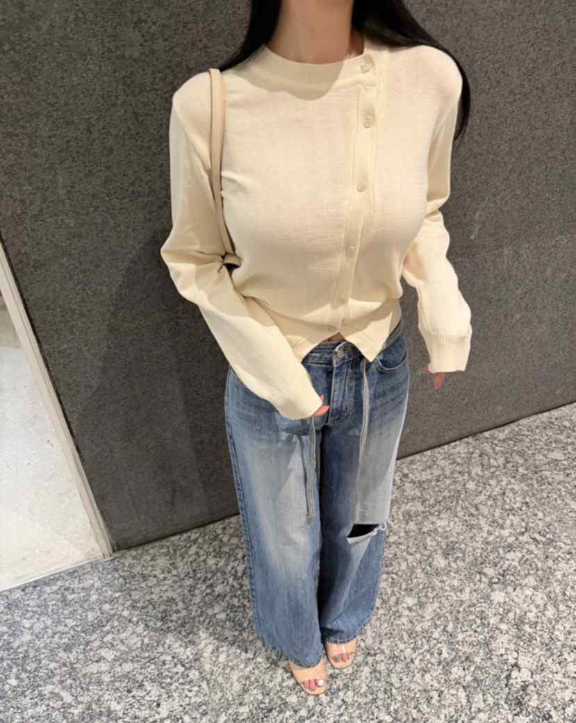 LAVIEU韓國代購女士新品時尚熱賣推薦休閑人氣針織衫開衫LAVIEU針織衫