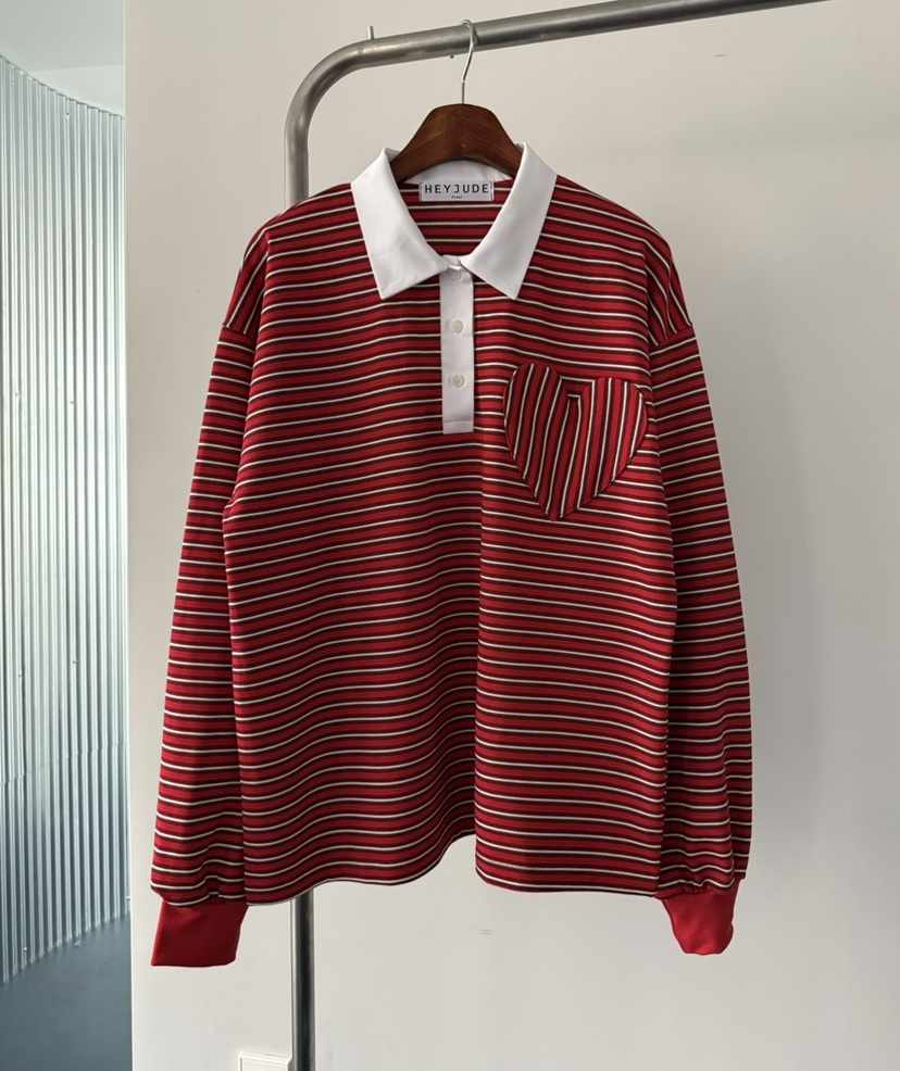 HEYJUDE韓國代購女裝新款熱賣推薦職業時尚26春夏長袖T恤HEYJUDE長袖T恤