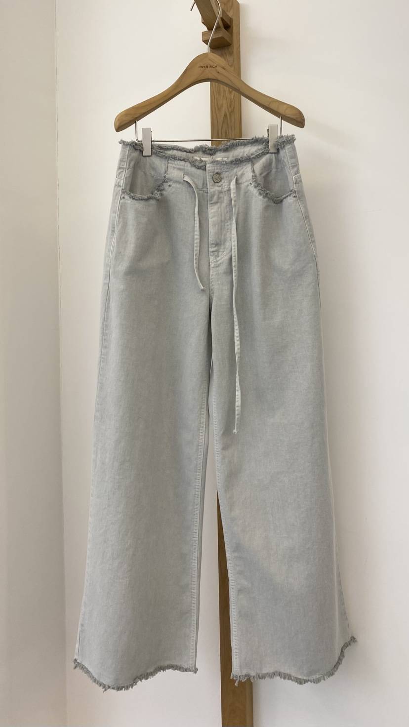 OVER RICH韓國東大門直郵女士新款時尚熱賣26春夏牛仔褲OVER RICH牛仔褲