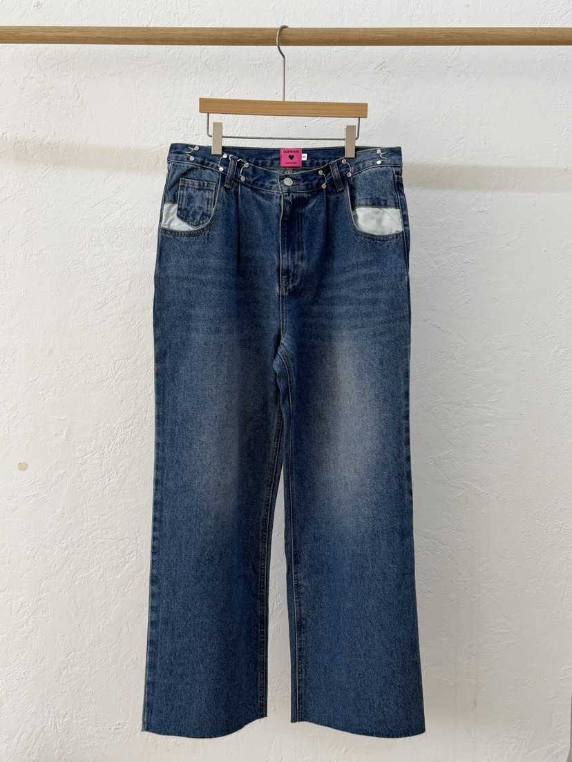 OURWAVE/OUR ROOM韓國代購女士新品職業推薦熱賣牛仔褲Our Wave/Our Room牛仔褲