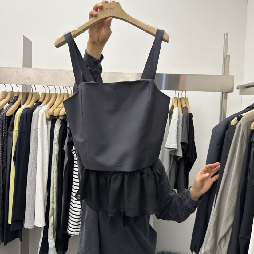 SPECIAL韓國東大門直郵女裝新品推薦熱賣時尚26春夏吊帶背心SPECIAL吊帶/背心