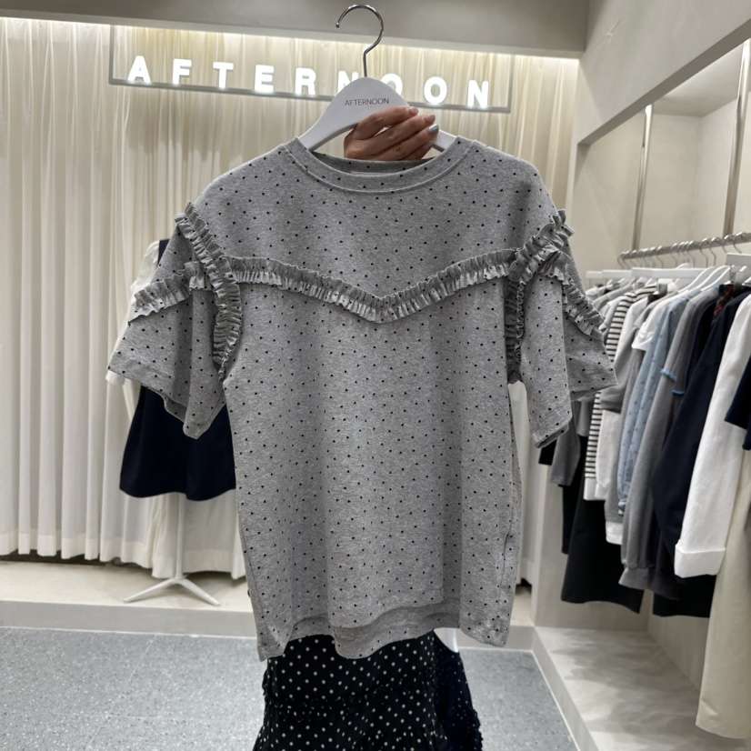 AFTERNOON韓國直郵實拍女士新款休閑熱賣人氣推薦職業T恤AFTERNOONT恤