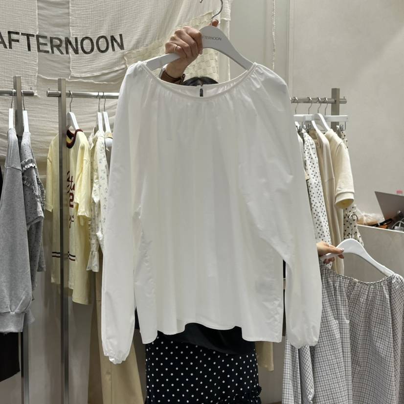 AFTERNOON韓國直郵實拍女裝新款熱賣休閑26春夏襯衫蕾絲衫AFTERNOON襯衫/蕾絲衫