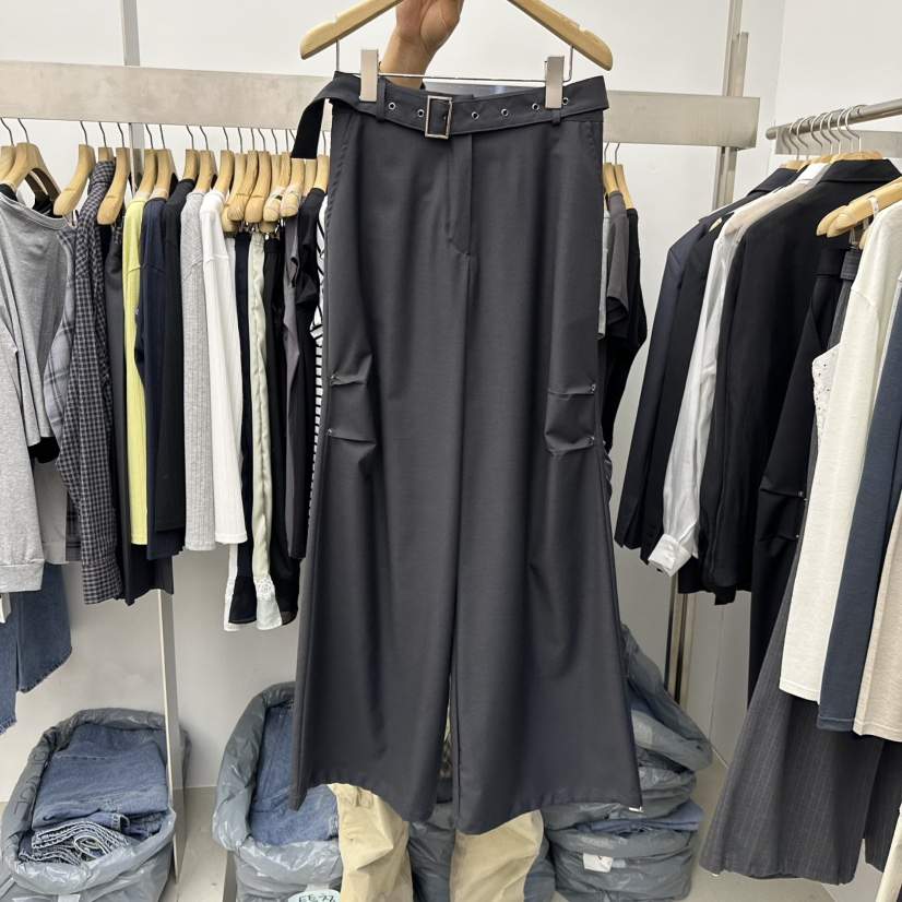 SPECIAL韓國東大門直郵女裝新品推薦職業時尚休閑褲含腰帶SPECIAL休閑褲