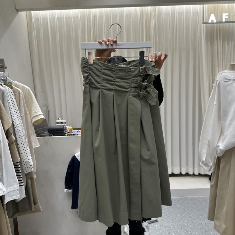 AFTERNOON韓國直郵實拍女裝新品熱賣時尚推薦26春夏職業長裙AFTERNOON長裙