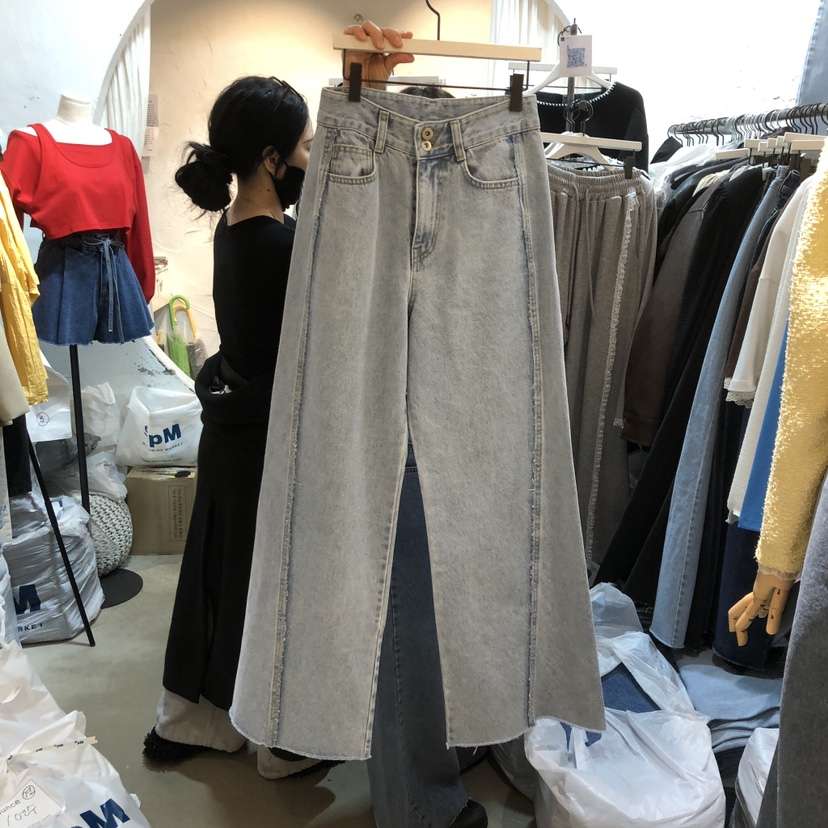 OZ韓國東大門直郵女士新品時尚人氣熱賣休閑推薦職業牛仔褲OZ.ounce牛仔褲