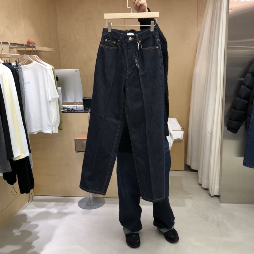 PLEASURE韓國東大門代購女士新款熱賣推薦人氣牛仔褲不褪色PLEASURE牛仔褲