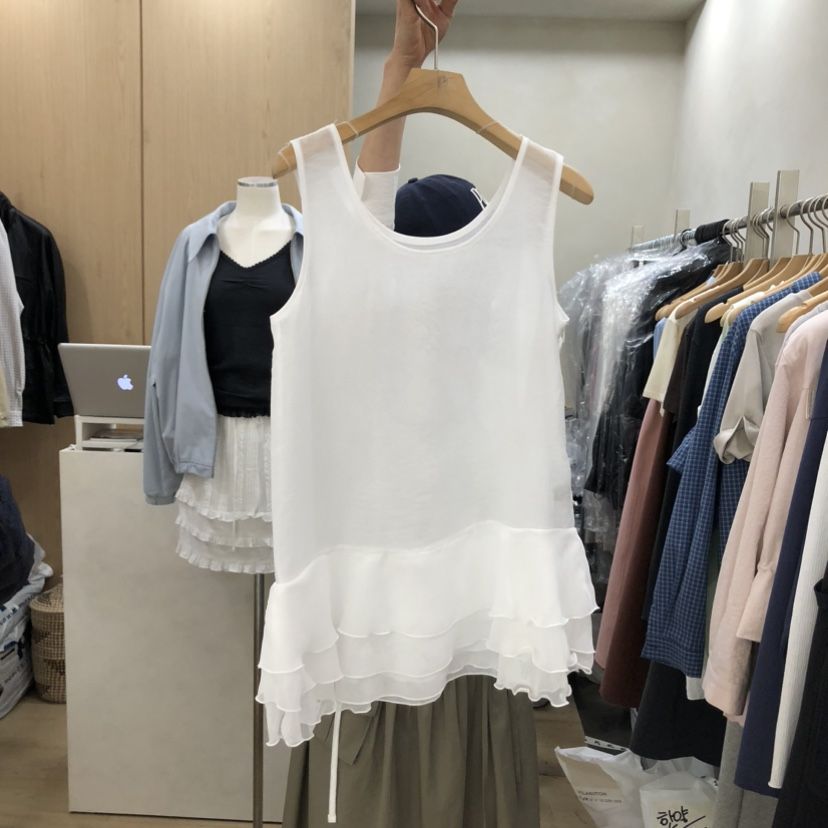 VILLABUTTON韓國東大門直郵女士新品推薦職業熱賣連衣裙雪紡VILLABUTTON連衣裙