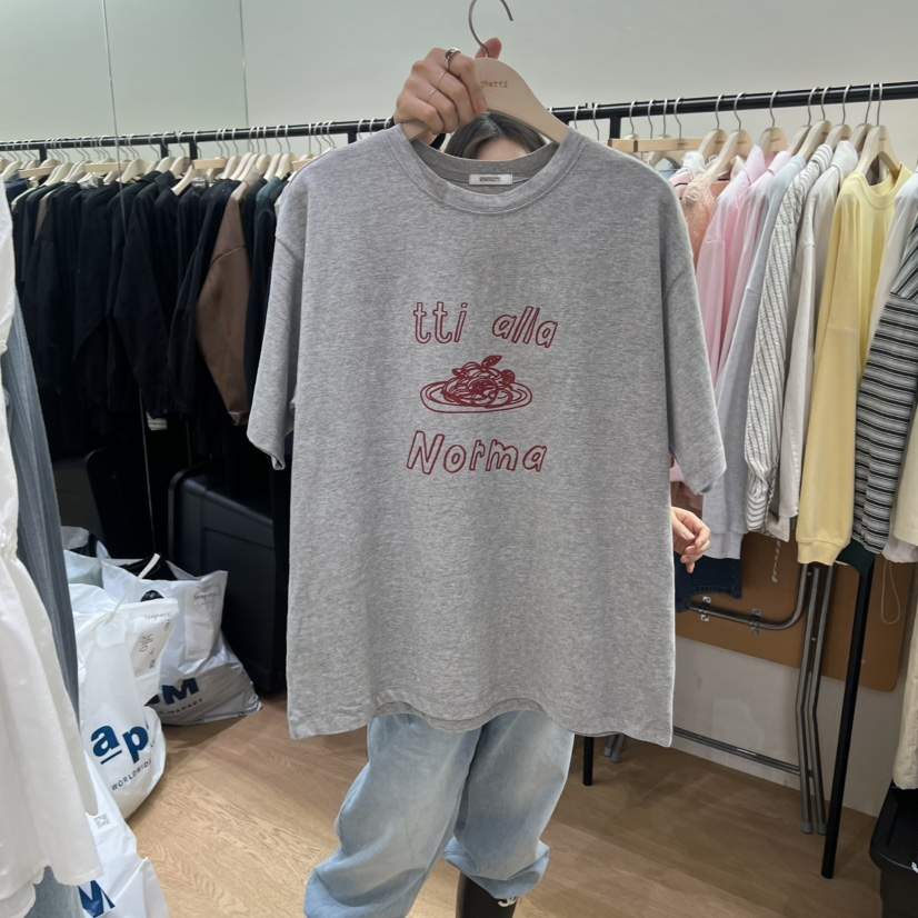 SPAGHETTI韓國直郵實拍女士新品職業26春夏休閑人氣時尚T恤spaghettiT恤