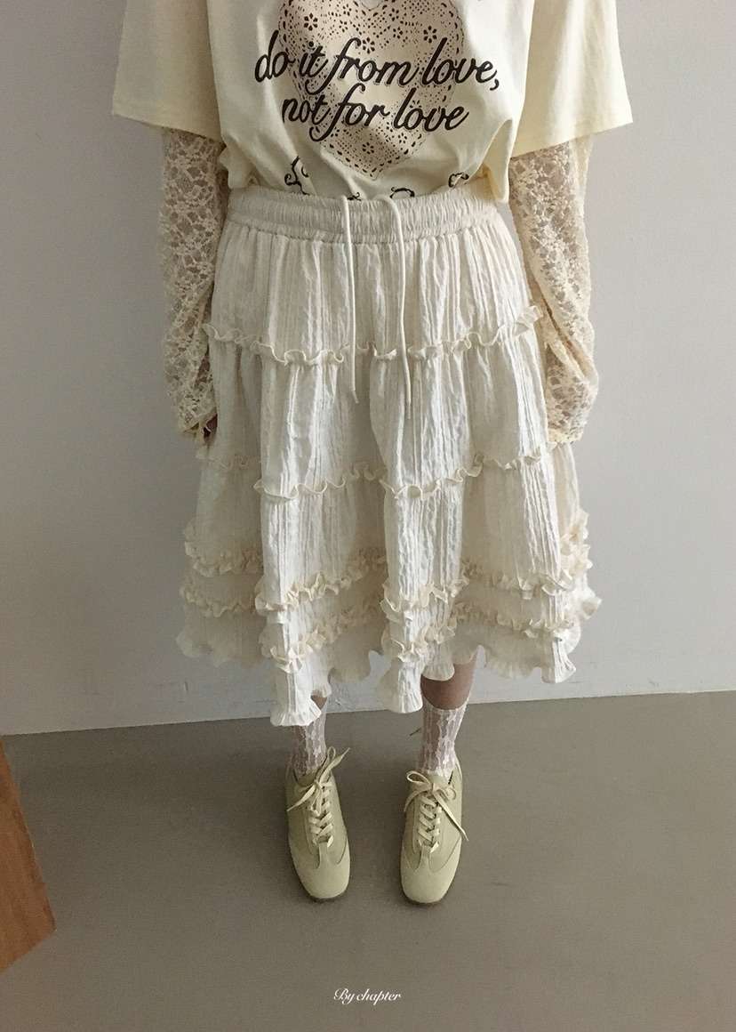 BY CHAPTER韓國代購女裝新款人氣時尚熱賣推薦半身裙中短裙BY Chapter半身裙/中短裙