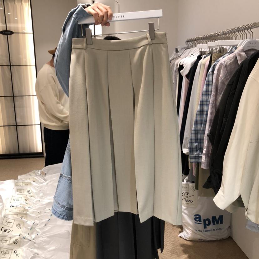 VENIR-a韓國直郵實拍女士新款時尚人氣熱賣半身裙中短裙VENIR-a半身裙/中短裙