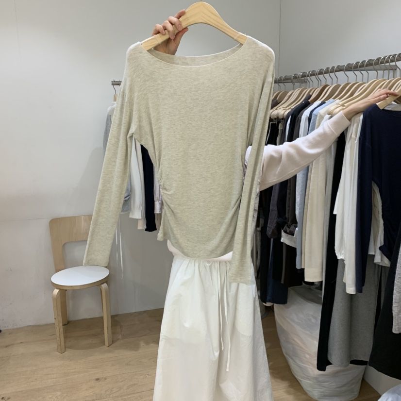 FOREST韓國東大門直郵女士新品職業休閑人氣26春夏長袖T恤FOREST長袖T恤