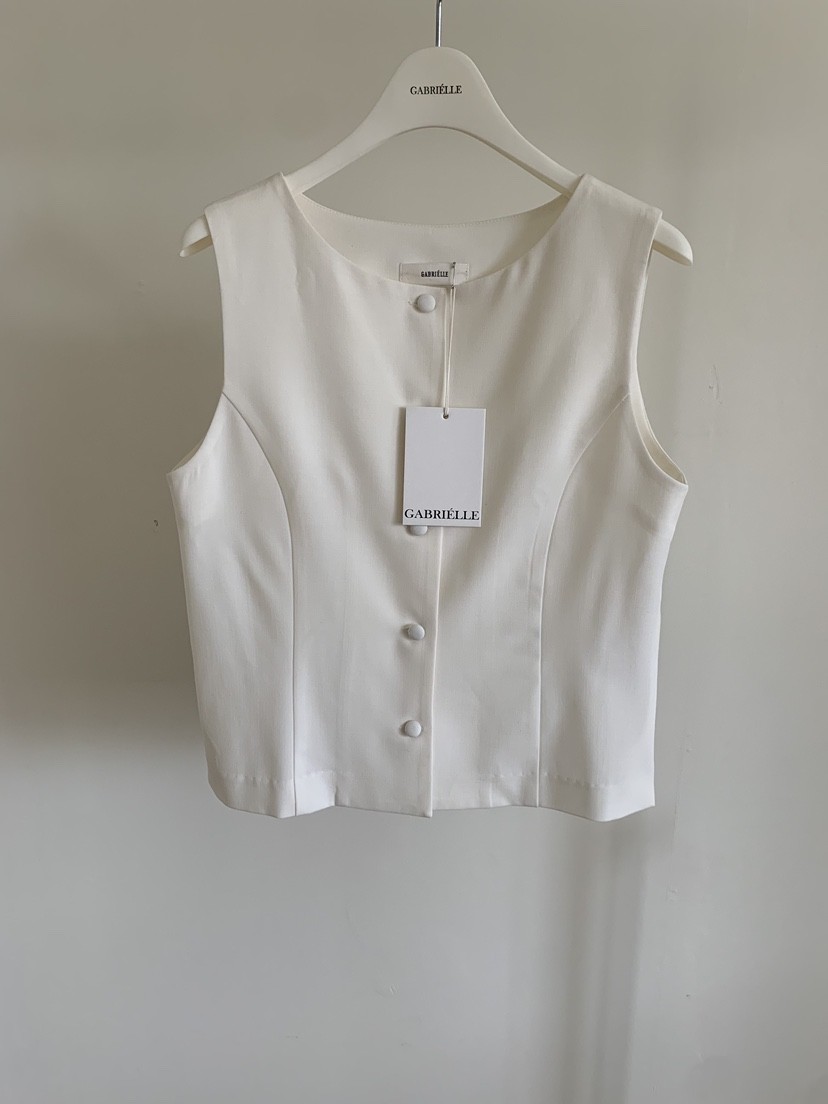 GABRIELLE韓國直郵實拍女裝新品人氣推薦熱賣休閑26春夏馬甲GABRIELLE馬甲