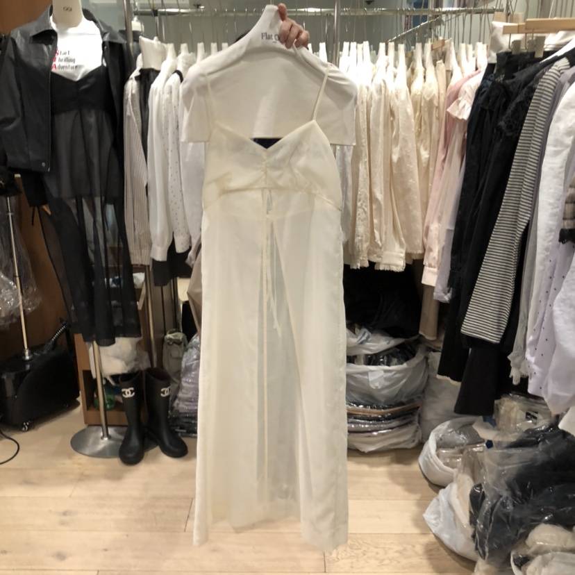 OGI韓國東大門代購女士新品職業熱賣推薦時尚休閑連衣裙透視FLat OGI連衣裙