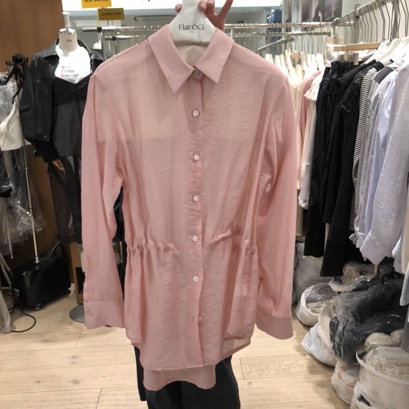 OGI韓國東大門直郵女裝新款人氣時尚熱賣休閑推薦襯衫蕾絲衫FLat OGI襯衫/蕾絲衫