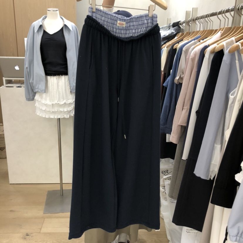 VILLABUTTON韓國東大門直郵女裝新款時尚職業推薦26春夏休閑褲VILLABUTTON休閑褲