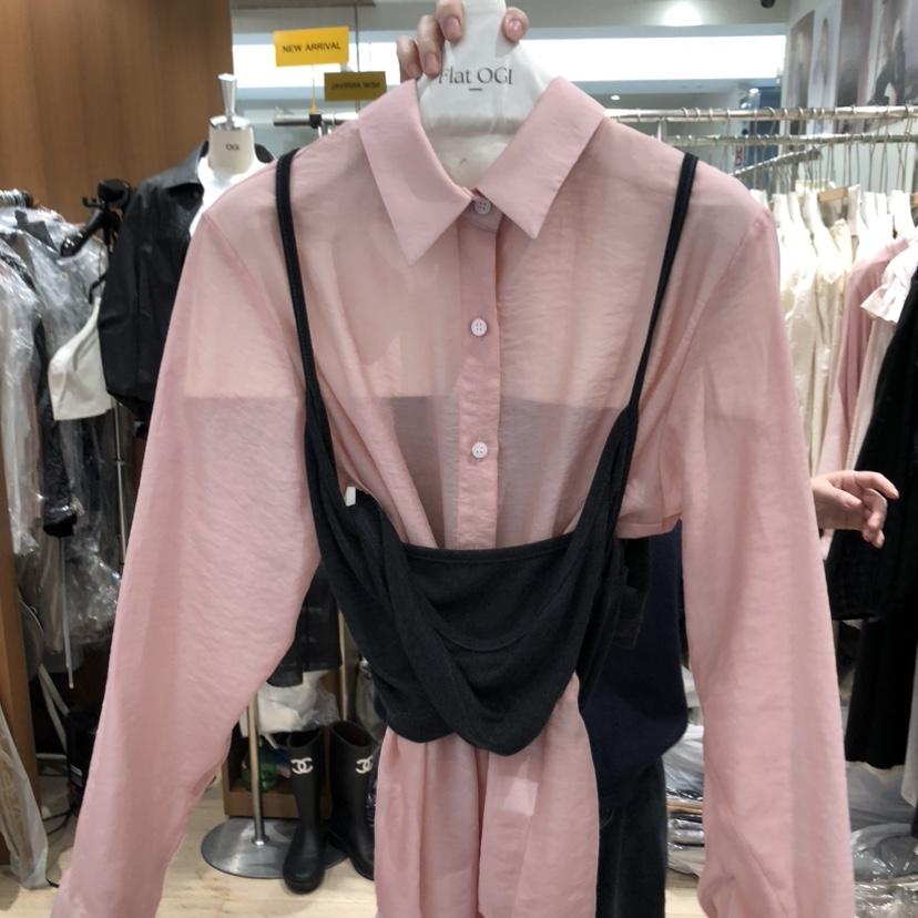 OGI韓國直郵實拍女裝新品熱賣職業推薦26春夏吊帶背心不含內搭FLat OGI吊帶/背心