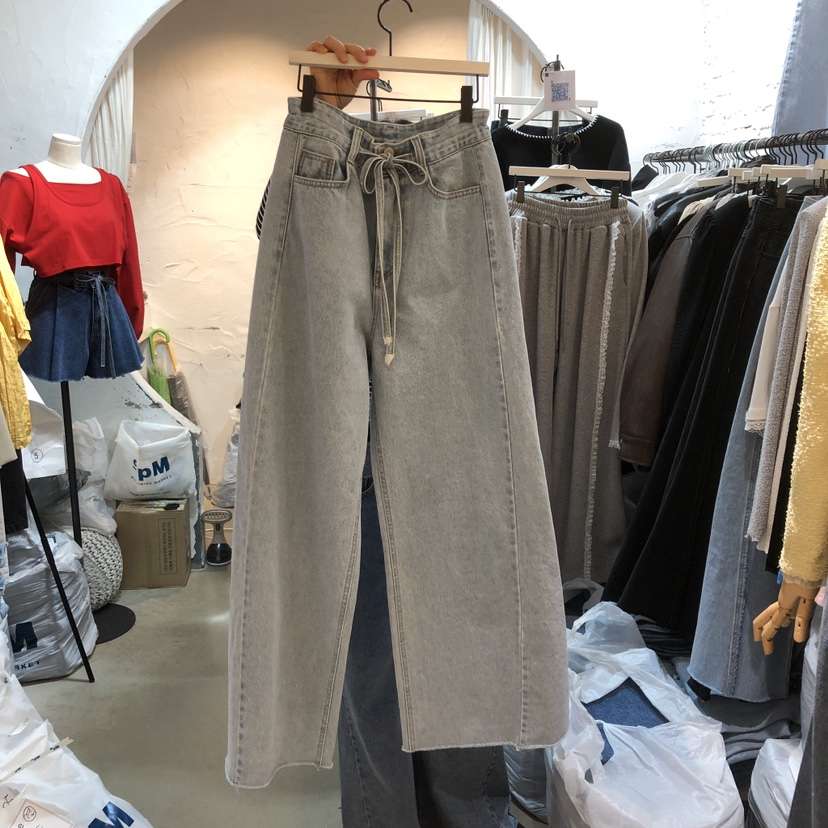 OZ韓國代購女裝新款熱賣休閑26春夏人氣推薦職業時尚牛仔褲OZ.ounce牛仔褲