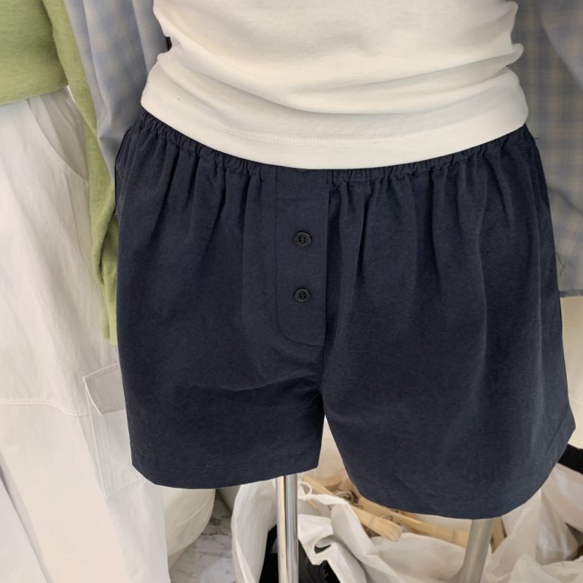 FOREST韓國直郵女士新品26春夏職業熱賣時尚休閑短褲紐扣FOREST短褲