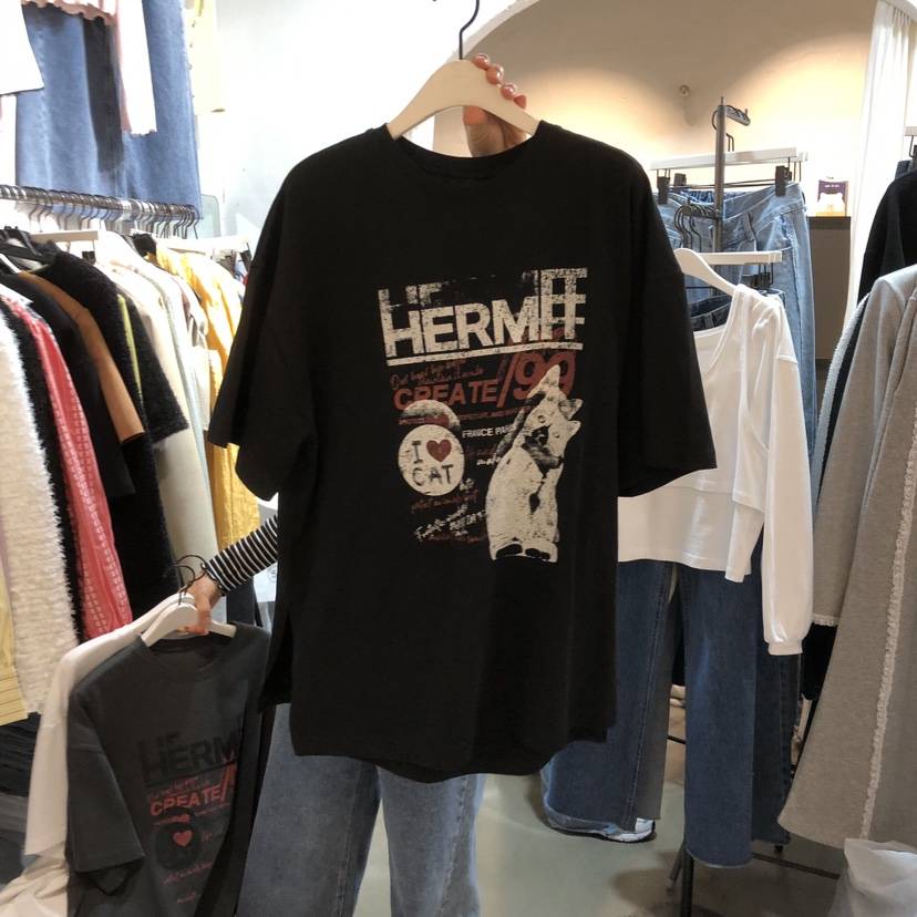 OZ韓國直郵女士新款時尚熱賣推薦休閑人氣職業26春夏T恤OZ.ounceT恤