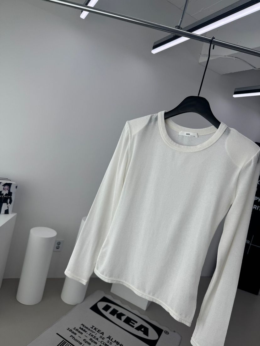 RED-A韓國直郵實拍女裝新款時尚職業推薦休閑人氣長袖T恤RED-A長袖T恤