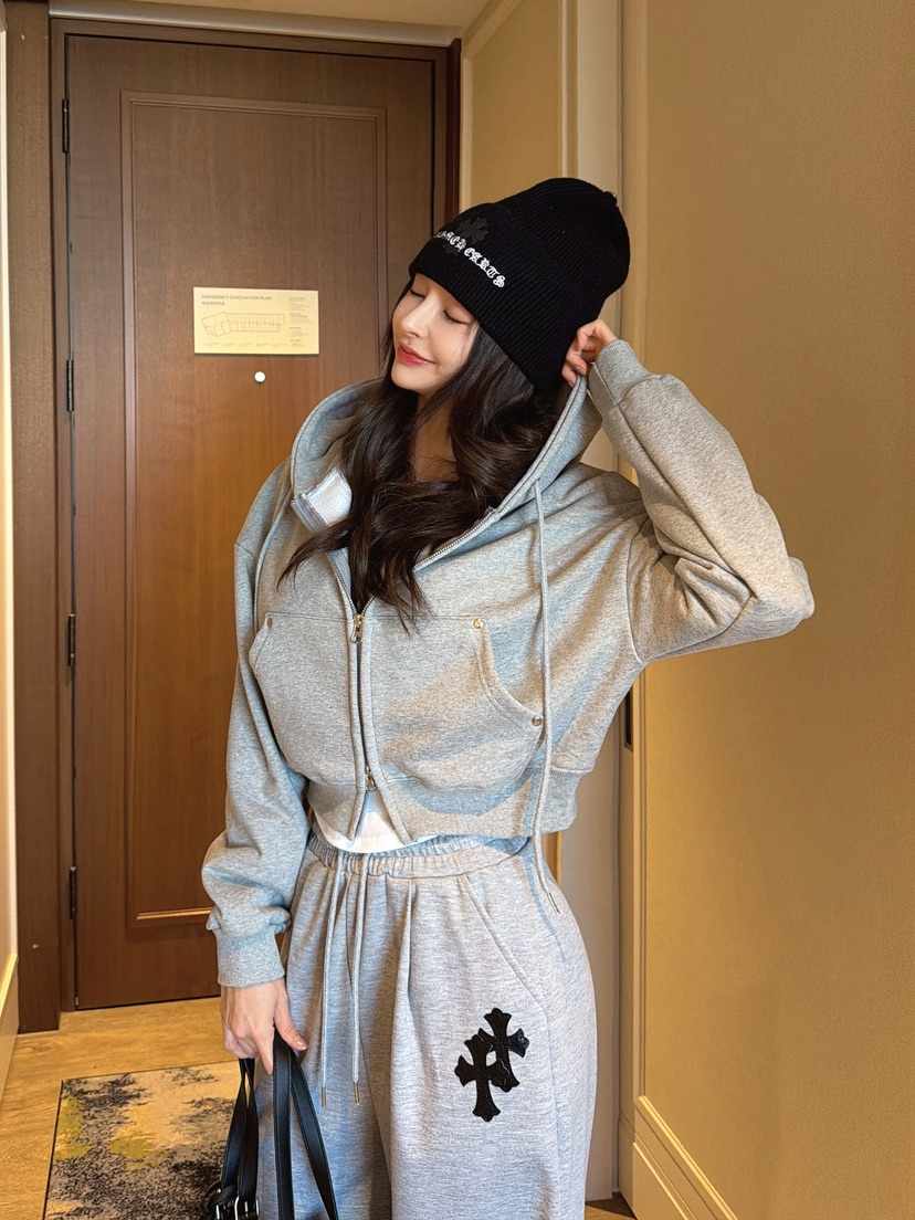 CLOTH韓國直郵實拍女裝新品職業人氣推薦休閑夾克連帽拉鏈衫CLOTH夾克