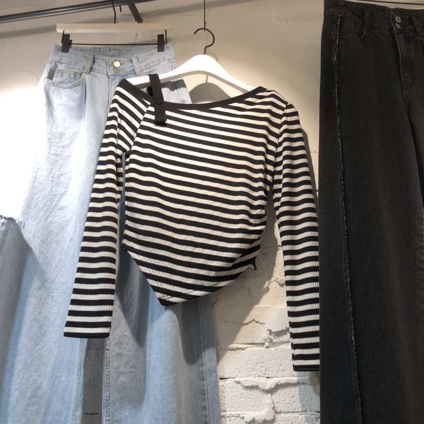 OZ韓國直郵女士新款時尚26春夏人氣推薦熱賣職業休閑長袖T恤OZ.ounce長袖T恤