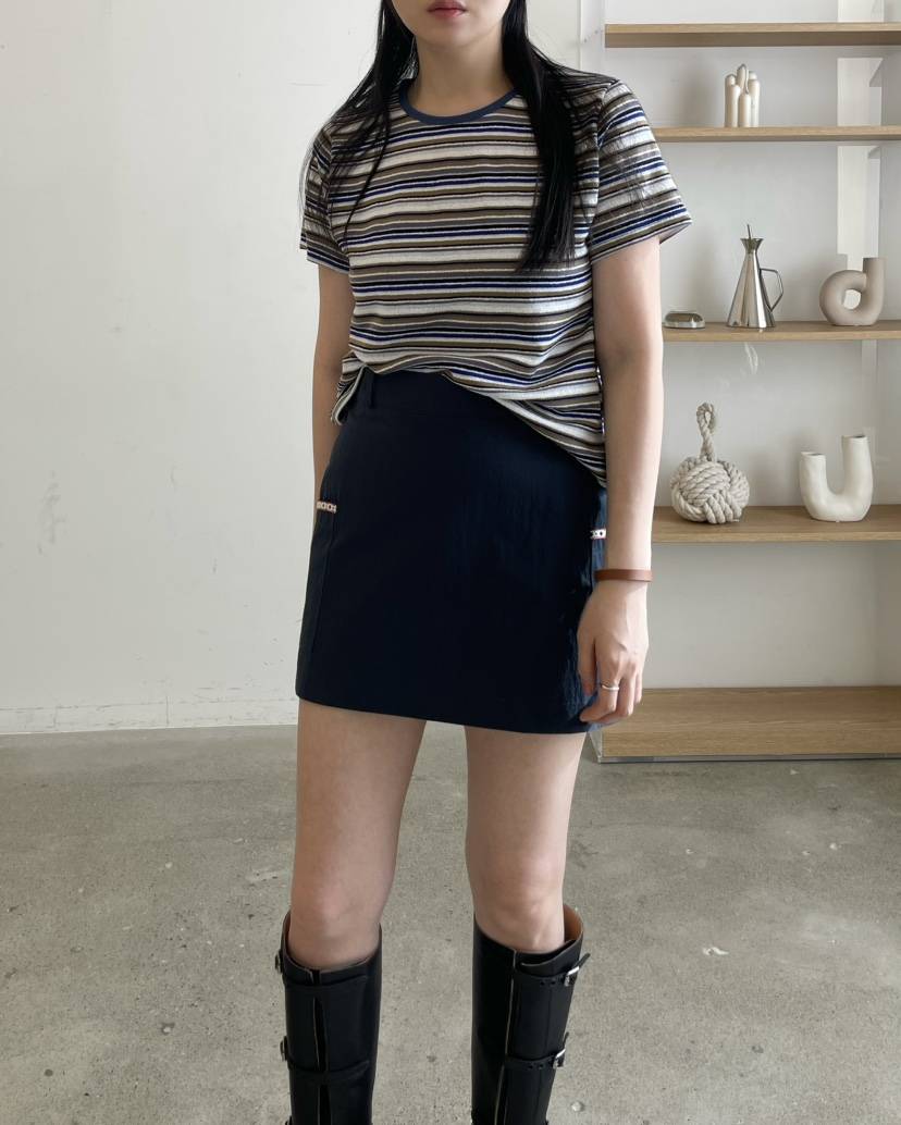 ALLVIBE韓國代購女裝新款26春夏休閑時尚人氣熱賣職業短裙ALLVIBE短裙