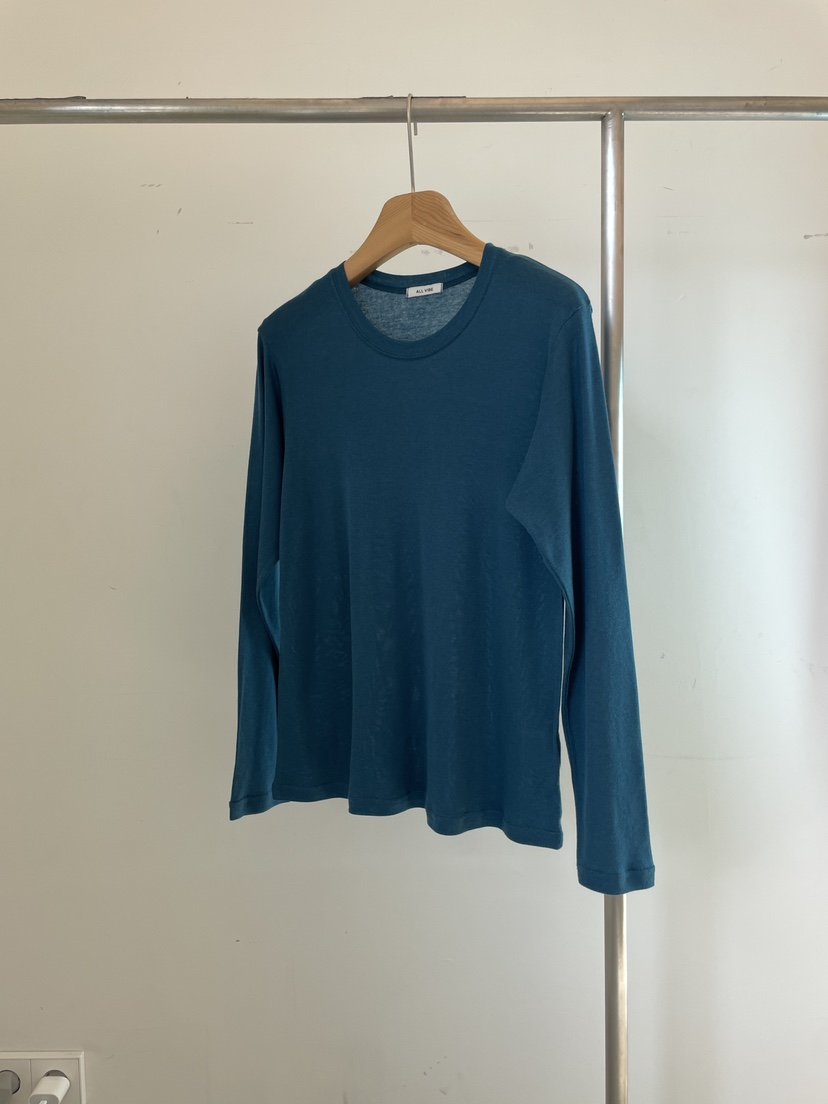 ALLVIBE韓國代購女士新品休閑人氣時尚26春夏長袖T恤天絲ALLVIBE長袖T恤