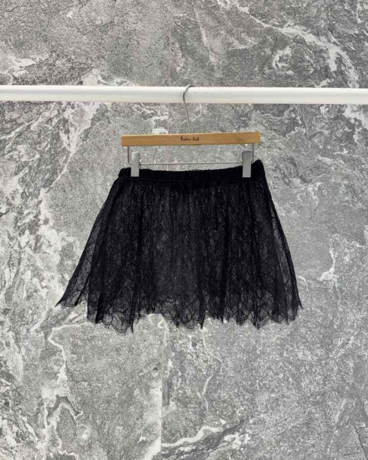 ROOKIE BUD韓國直郵實拍女士新品休閑人氣職業熱賣短裙蕾絲ROOKIE BUD-P短裙