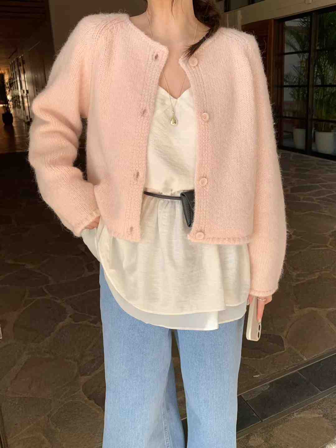 MELLOUNGE-멜라운지-T韓國代購女裝新款職業熱賣針織衫MELLOUNGE-2件起針織衫