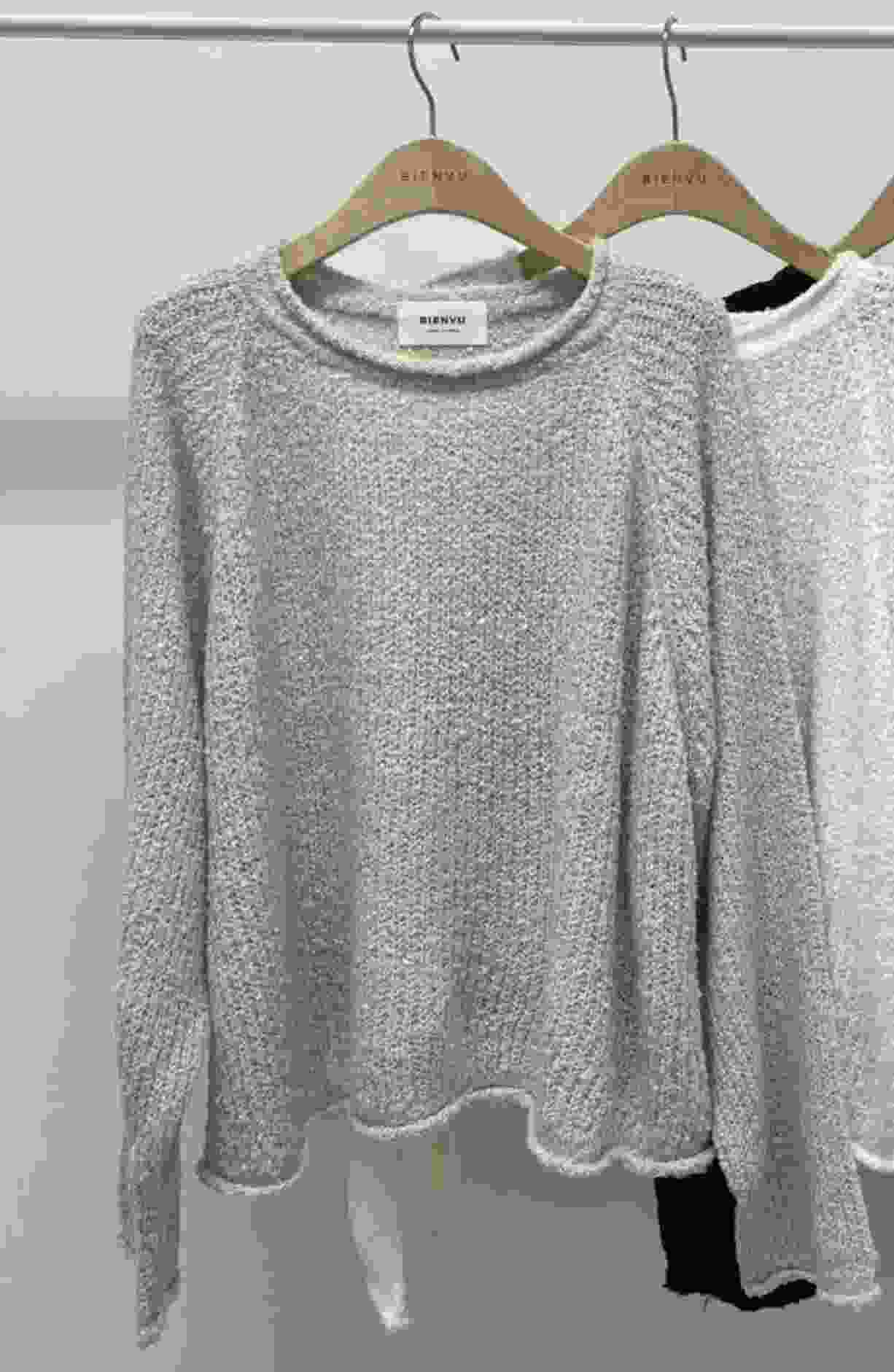 BIENVU韓國直郵實拍女裝新品時尚休閑熱賣26春夏推薦針織衫BIENVU針織衫