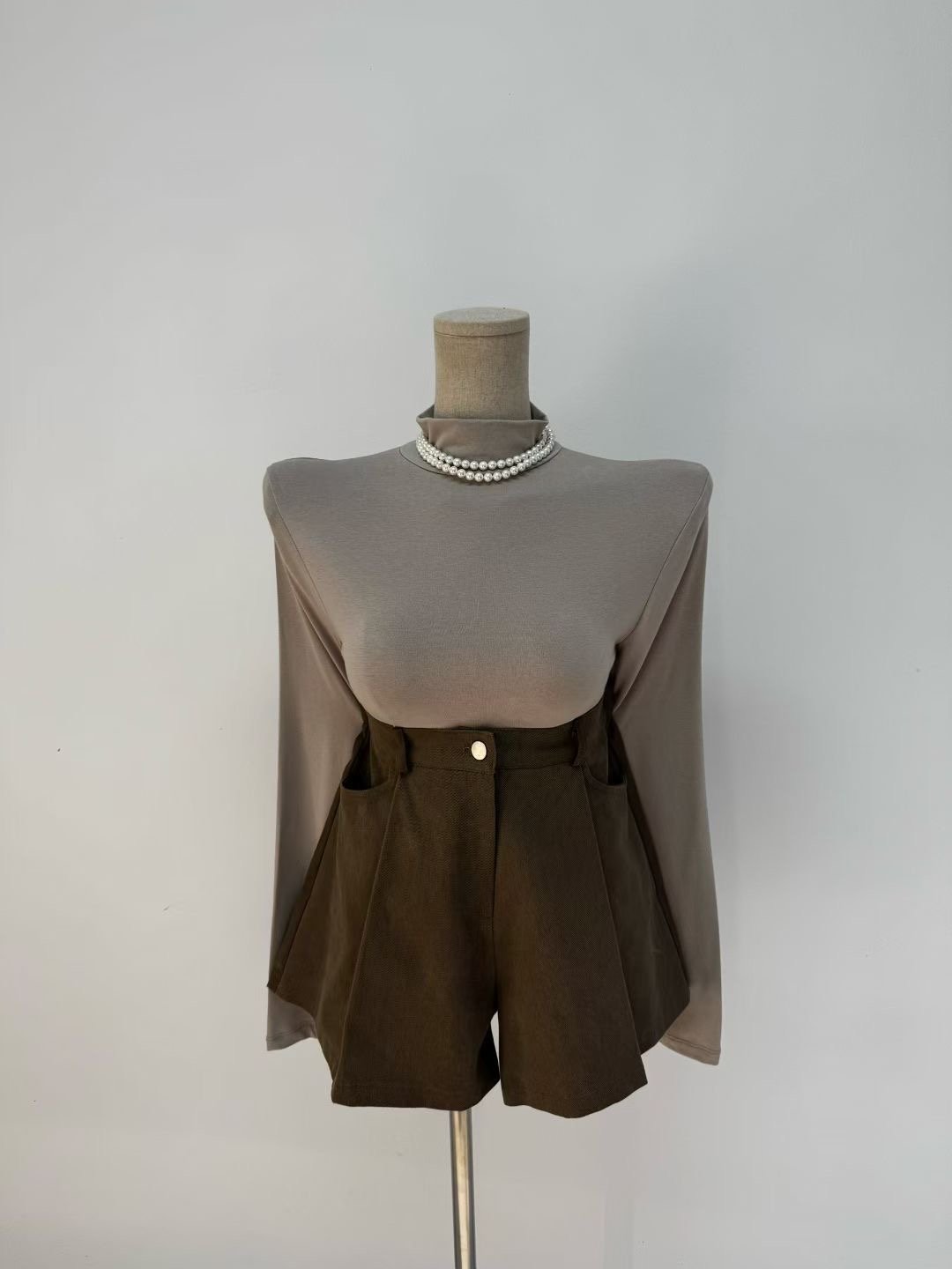 BIENVU韓國直郵女士新款休閑推薦熱賣職業時尚26春夏長袖T恤BIENVU長袖T恤