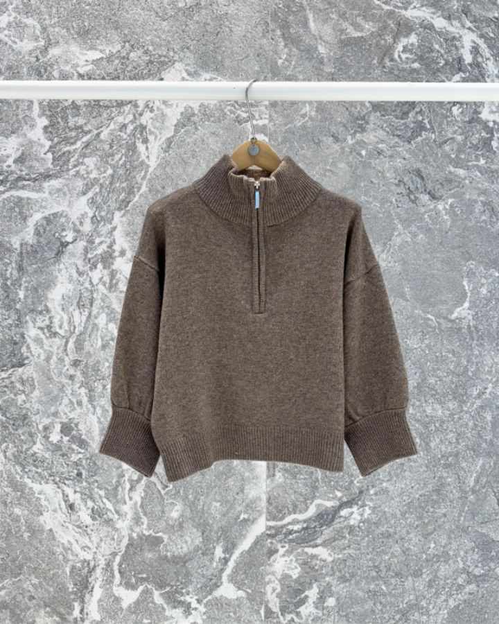 ROOKIE BUD韓國東大門代購女裝新品熱賣職業針織衫羊毛拉鏈ROOKIE BUD-P針織衫