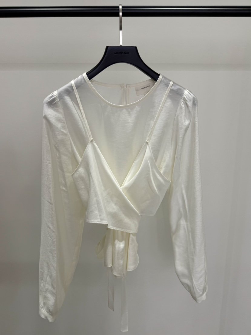 GALERIE NUIT韓國東大門代購女士新款熱賣26春夏襯衫蕾絲衫GALERIE NUIT襯衫/蕾絲衫