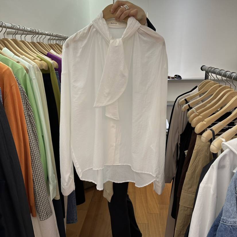 NAVE韓國代購女裝新品熱賣職業時尚休閑26春夏襯衫蕾絲衫NAVE襯衫/蕾絲衫