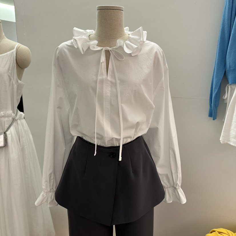 NAVE東大門實拍女士新品推薦熱賣26春夏職業休閑襯衫蕾絲衫NAVE襯衫/蕾絲衫